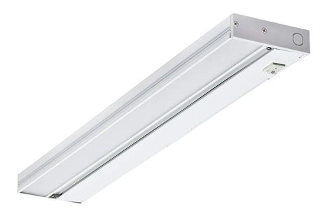 NICOR Lighting 21-Inch Slim Dimmable 2700K LED Under Cabinet Light Fixture, White (NUC-4-21 ...