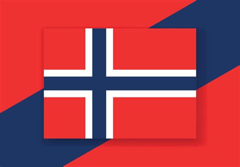 Vector Norway Flag. Country flag design. Flat vector flag. 21569098 ...