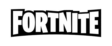 Hd Black Outline Fortnite Logo Silhouette Png Citypng - vrogue.co