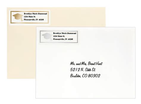 Return Address Labels - Rembrandt Grad Supplies