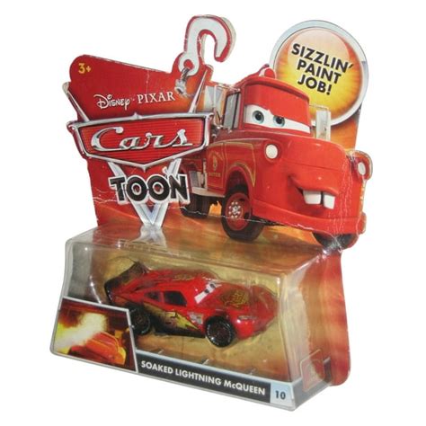 Disney Cars Toon Rescue Squad Mater Soaked Lightning McQueen Die Cast Toy Car #10 - Walmart.com ...