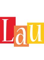 Lau Logo | Name Logo Generator - Smoothie, Summer, Birthday, Kiddo, Colors Style