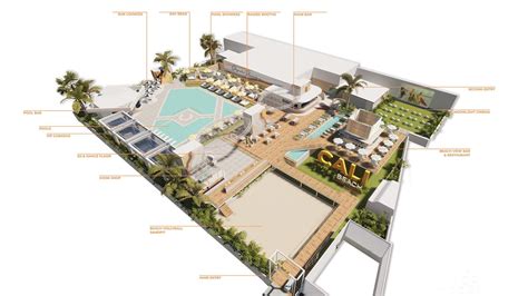 Cali Beach Club's Cabana-Filled Oceanside Precinct Will Open on a Gold Coast Rooftop in August ...