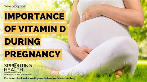 The Importance of Vitamin D During Pregnancy - SPROUTING HEALTH