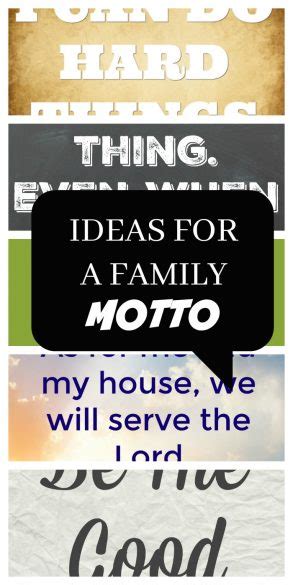 41 Inspiring Family Mottos To Help You Create Your Own