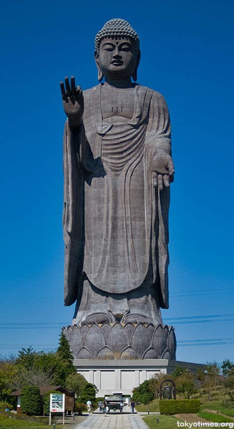 Ushiku Daibutsu,Japan, is the third tallest statue in the world at 360 ...