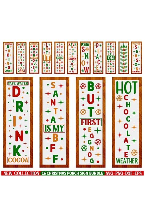 Christmas Porch Sign Bundle - MasterBundles