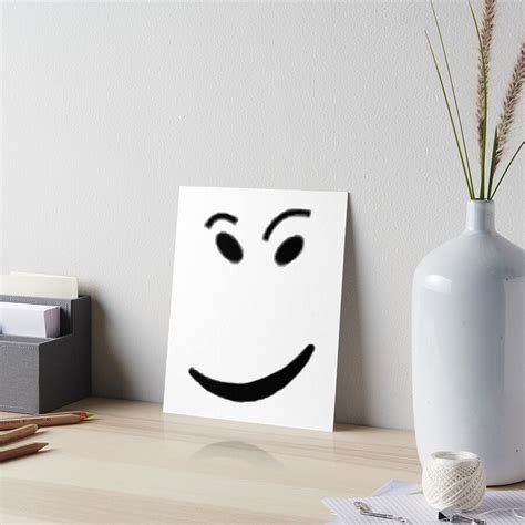 "ROBLOX CHECK IT FACE " Art Board Print by TerrySirosky | Redbubble