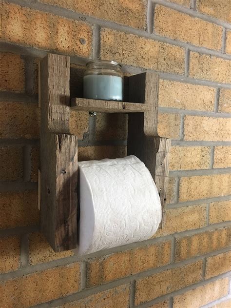 Rustic Toilet Paper Holder - Etsy