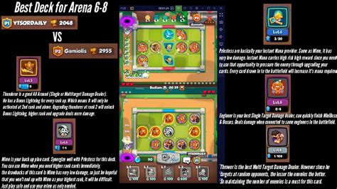 Rush Royale Best Deck for Arena 6, 7 & 8 (2k vs 2.8k Gameplay) - YouTube