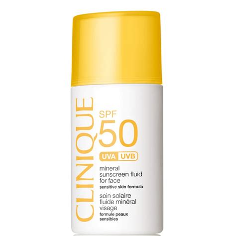 Clinique Mineral Sunscreen Fluid for Face SPF 50 | Skin Care ...