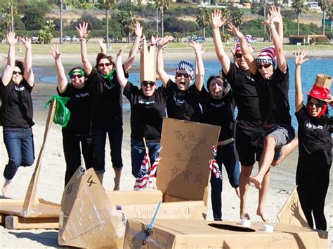 Cardboard Boat Building Challenge | Outback Team Building & Training