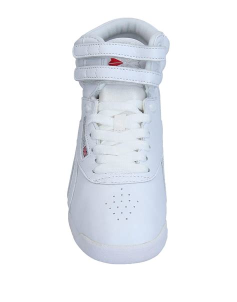 Reebok Rubber High-tops & Sneakers in White - Lyst