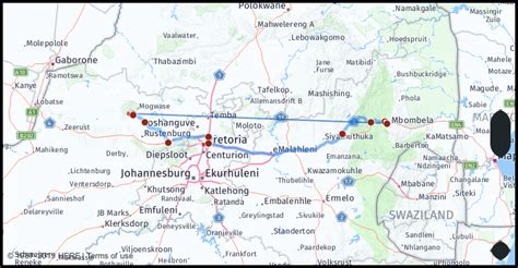 What is the driving distance from Nelspruit South Africa to Sun City South Africa? Google Maps ...