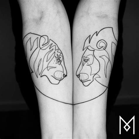 71+ Matching Lion And Lioness Tattoos | Nuage Detoiles