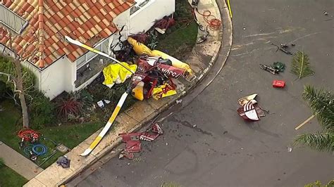 3 killed as helicopter crashes into house in Newport Beach - ABC7 Los ...