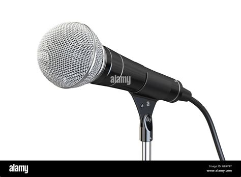 Mic stand hi-res stock photography and images - Alamy