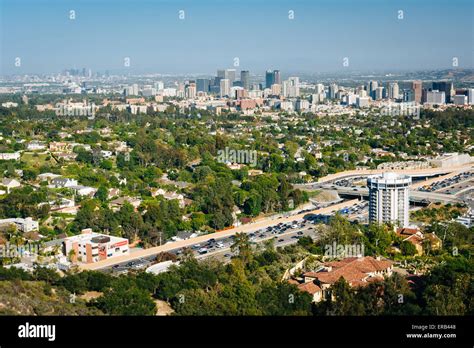 View of Los Angeles from Brentwood, California Stock Photo - Alamy