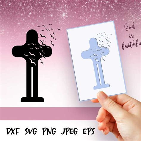 Christian Cross SVG PNG DXF EPS - MasterBundles