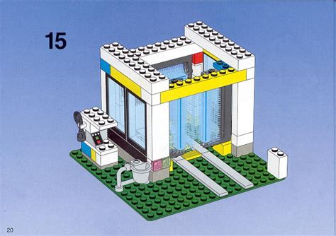 LEGO 1255 Car Wash Instructions, City