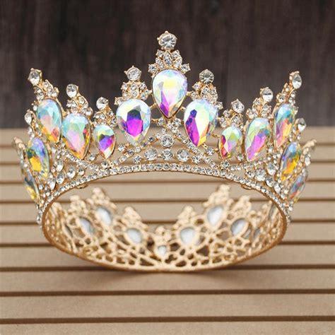 MultiColor Royal King & Queen Prom Crown - Innovato Design