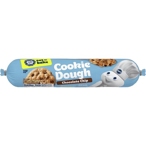 Pillsbury Chocolate Chip Cookie Dough, 16.5 oz Container - Walmart.com - Walmart.com