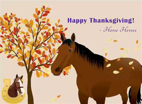 50+ Happy Thanksgiving Horse Images Free Download 2023 - QuotesProject.Com