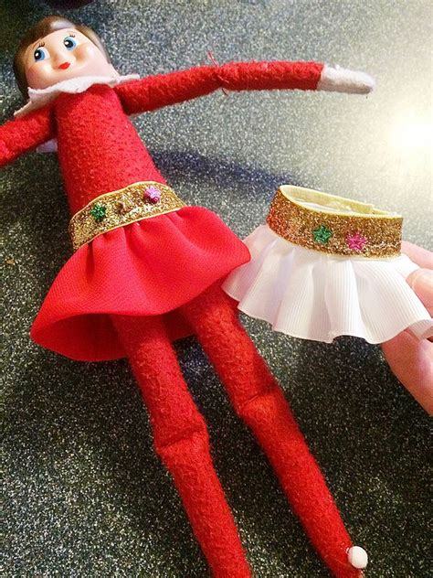 DIY Elf on the Shelf Skirt Tutorial & Touching Holiday Lesson | Elf clothes, Elf, The elf