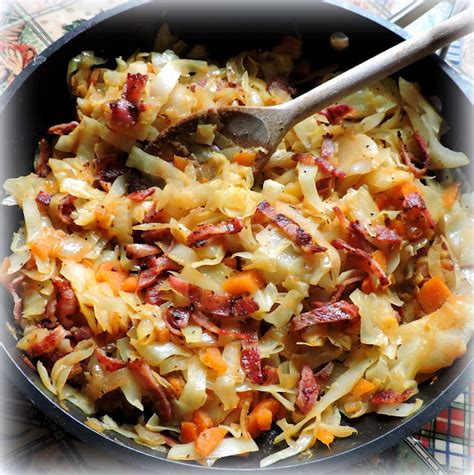 Fried Cabbage with Bacon & Onions | The English Kitchen