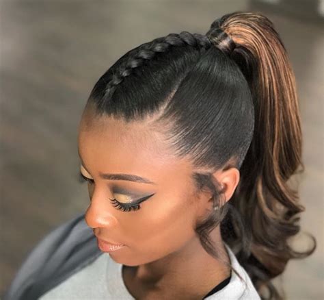 Perfect ponytail by @keystylist - Black Hair Information