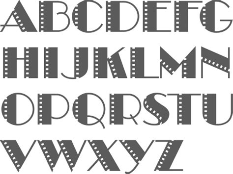 MyFonts: Cinema typefaces | Lettering fonts, Myfonts, Film font