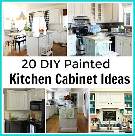 20 DIY Painted Kichen Cabinet Ideas