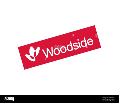 Woodside Petroleum Company, Rotated Logo, White Background Stock Photo ...