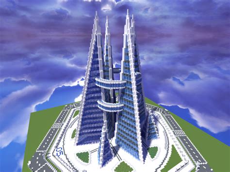 Quartz Tower #5 Minecraft Project | Minecraft modern, Minecraft modern city, Minecraft projects