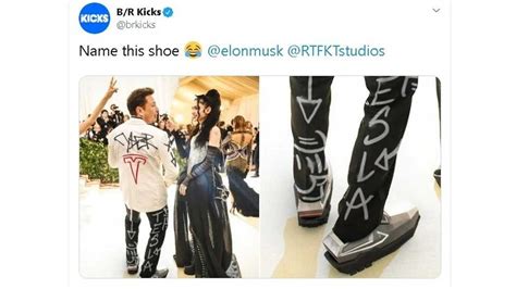 UPDATE: Tesla's Elon Musk Shows Off Head-Turning Cybertruck Shoes