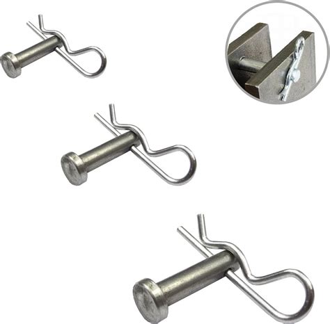 1 x Clevis Pins Metric Securing Fasteners M8 x 25mm with Retaining R Clips: Amazon.co.uk: DIY ...