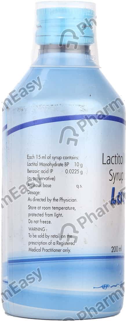 Lactihep 10 GM/15ML Syrup (200): Uses, Side Effects, Price & Dosage ...