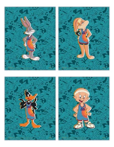 Buy TRENDYPRINT Space Jam: A New Legacy – Tune Squad – Bugs Bunny, Lola ...