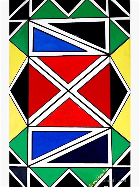 "Ndebele Colours" Framed Art Print for Sale by pilanehimself | Redbubble