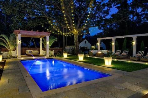 Top 60 Best Pool Lighting Ideas - Underwater LED Illumination