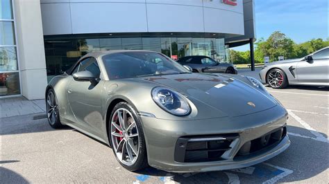 Aventurine Green Porsche 911 S cabriolet with Truffle Brown interior ...