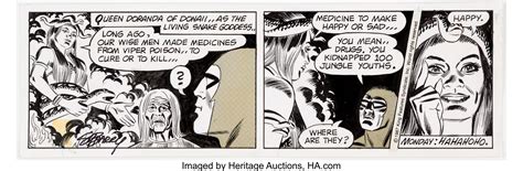 Sy Barry The Phantom Daily Comic Strip Original Art (King Features ...