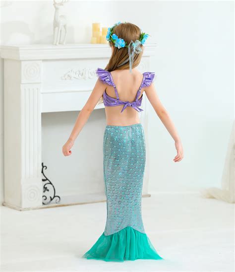 Girls Mermaid Princess Dress Mermaid Dress up Mermaid Party | Etsy