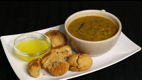 Dal Bati (Rajasthani cuisine) - Manjula's Kitchen - Indian Vegetarian ...