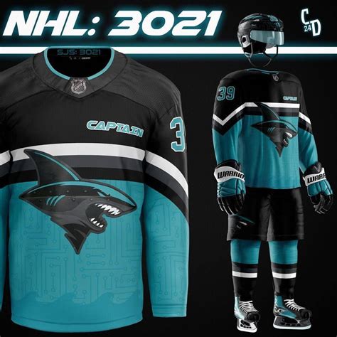 Custom San Jose Sharks Hockey Jersey