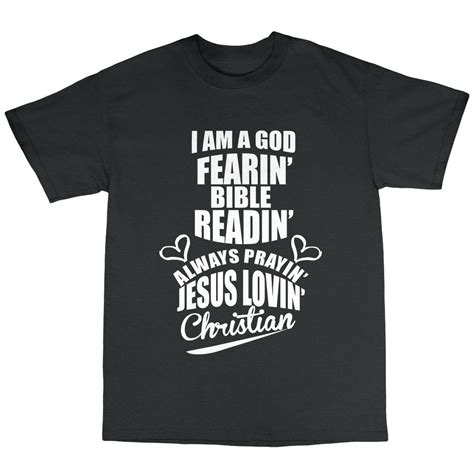 Bible Reading Christian T-Shirt Premium Cotton Jesus Christ Gospel ...