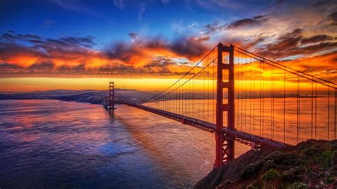 2048x1152 Bridge Sunset Sky 2048x1152 Resolution HD 4k Wallpapers ...