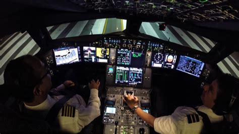 VIDEO In the Cockpit of the LATAM Airlines A350-900 for a night takeoff from Sao Paulo ...