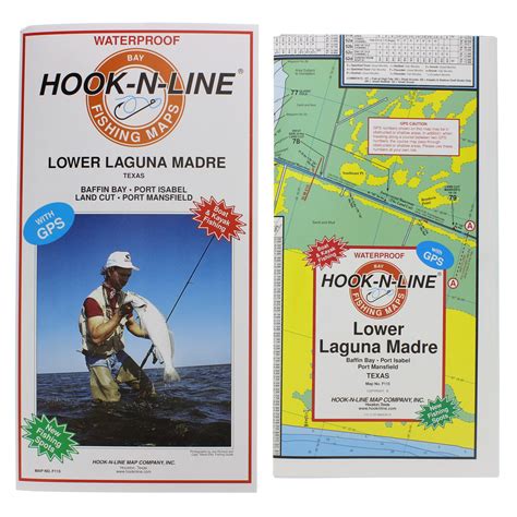 Hook-N-Line F115 Lower Laguna Madre Fishing Map - Shop Fishing at H-E-B