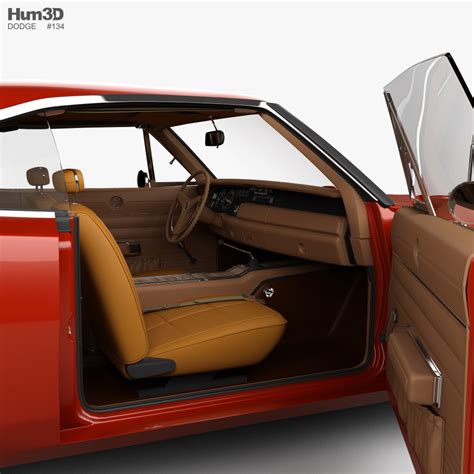 Dodge Charger Daytona Hemi with HQ interior 1969 3D model - Download ...